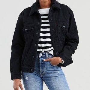 Levi’s Black Sherpa Jacket